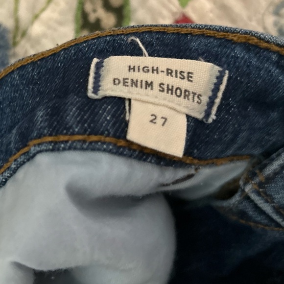 Madewell high rise denim shorts size 27 - Picture 3 of 7